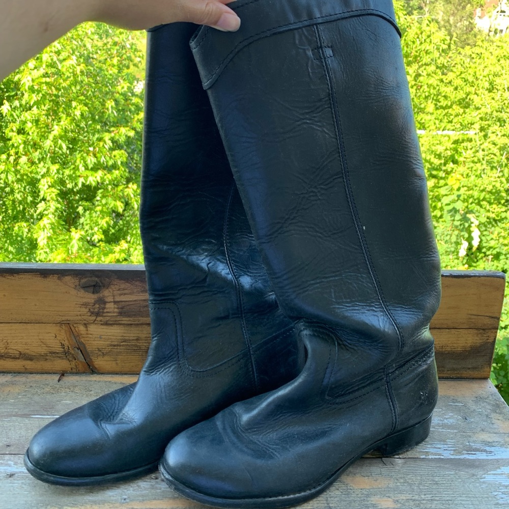 Black Frye High/Mid-Calf Boots 🥾